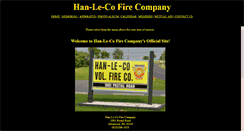 Desktop Screenshot of hanlecofire.org