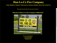 Tablet Screenshot of hanlecofire.org